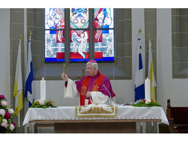 Bonifatiusandacht mit Weihbischof Prof. Dr. Karlheinz Diez in St. Crescentius (Foto: Karl-Franz Thiede)